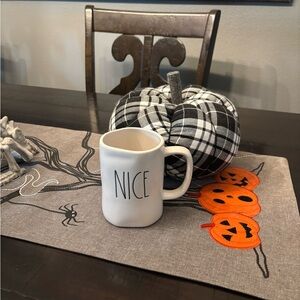 Rae Dunn Cream 'Nice' Mug